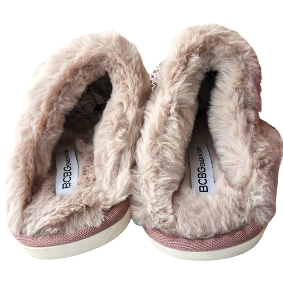BCBGENERATION Sequin Fur Slippers - Picture 3 of 6